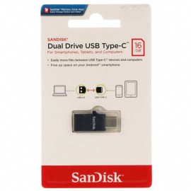 فلش ۱۶ گیگ سن دیسک SanDisk Dual Drive OTG Type-C
