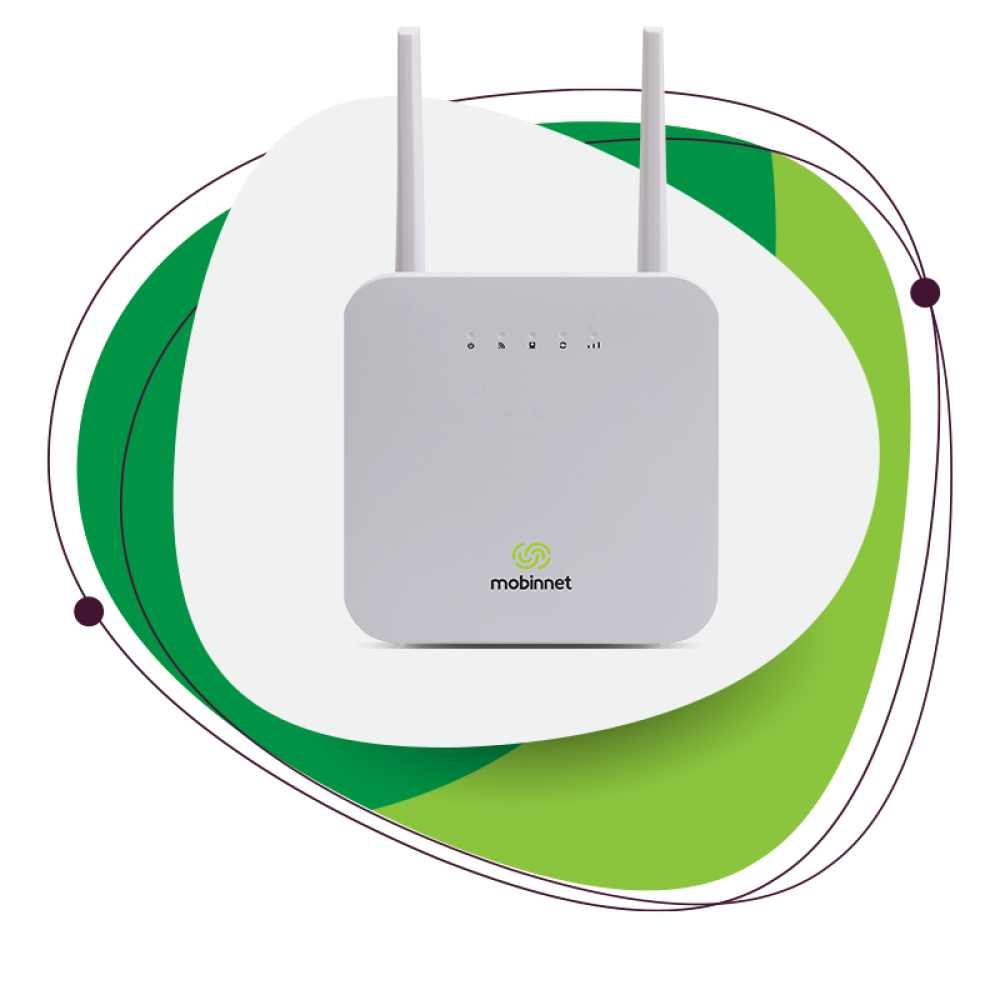 مودم مبین نت MN4300 با سیم کارت و بسته 100 گیگ 6 ماهه