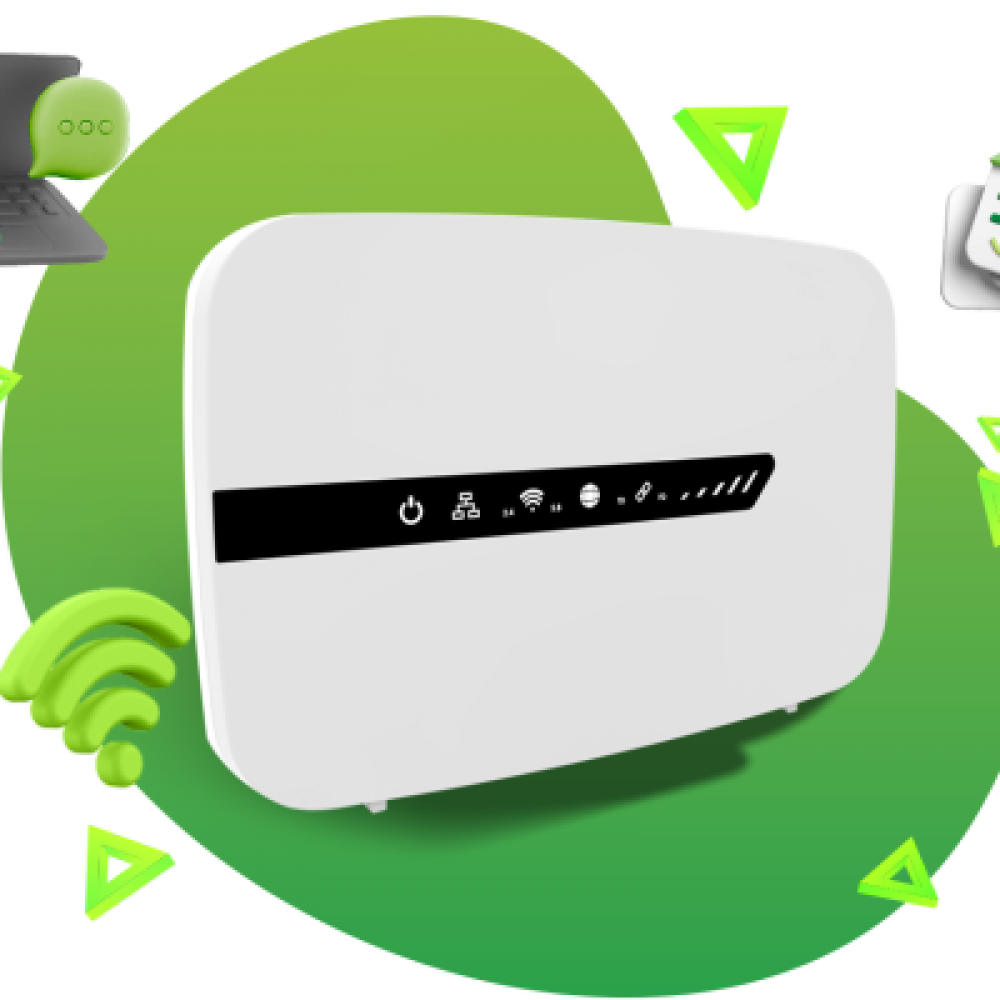 مودم مبین نت MN-6500Q بهمراه سیم کارت و بسته 30 گیگ 3 ماهه