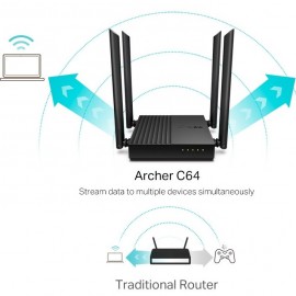 روتر بی‌سیم AC1200 تی پی لینک مدل Archer C64