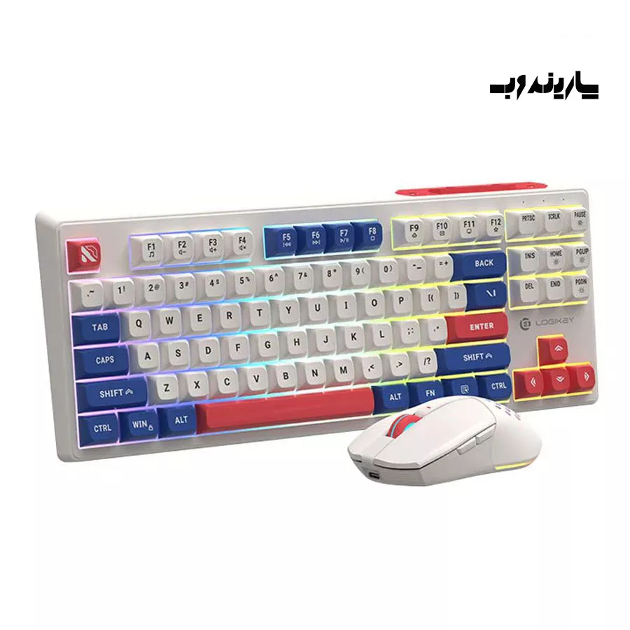 کیبورد و ماوس گیمینگ لاجیکی مدل K329B
