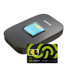 مودم جیبی و همراه نتربیت مدل NWR‑945X (بهمراه سیم کارت و بسته 100 گیگ)