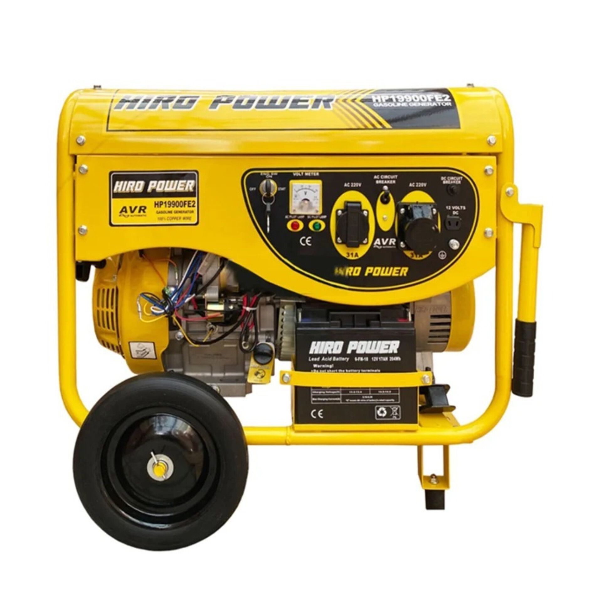 موتور برق بنزینی استارتی تک فاز 9.5 کیلووات هیرو پاور HP20900FE2
