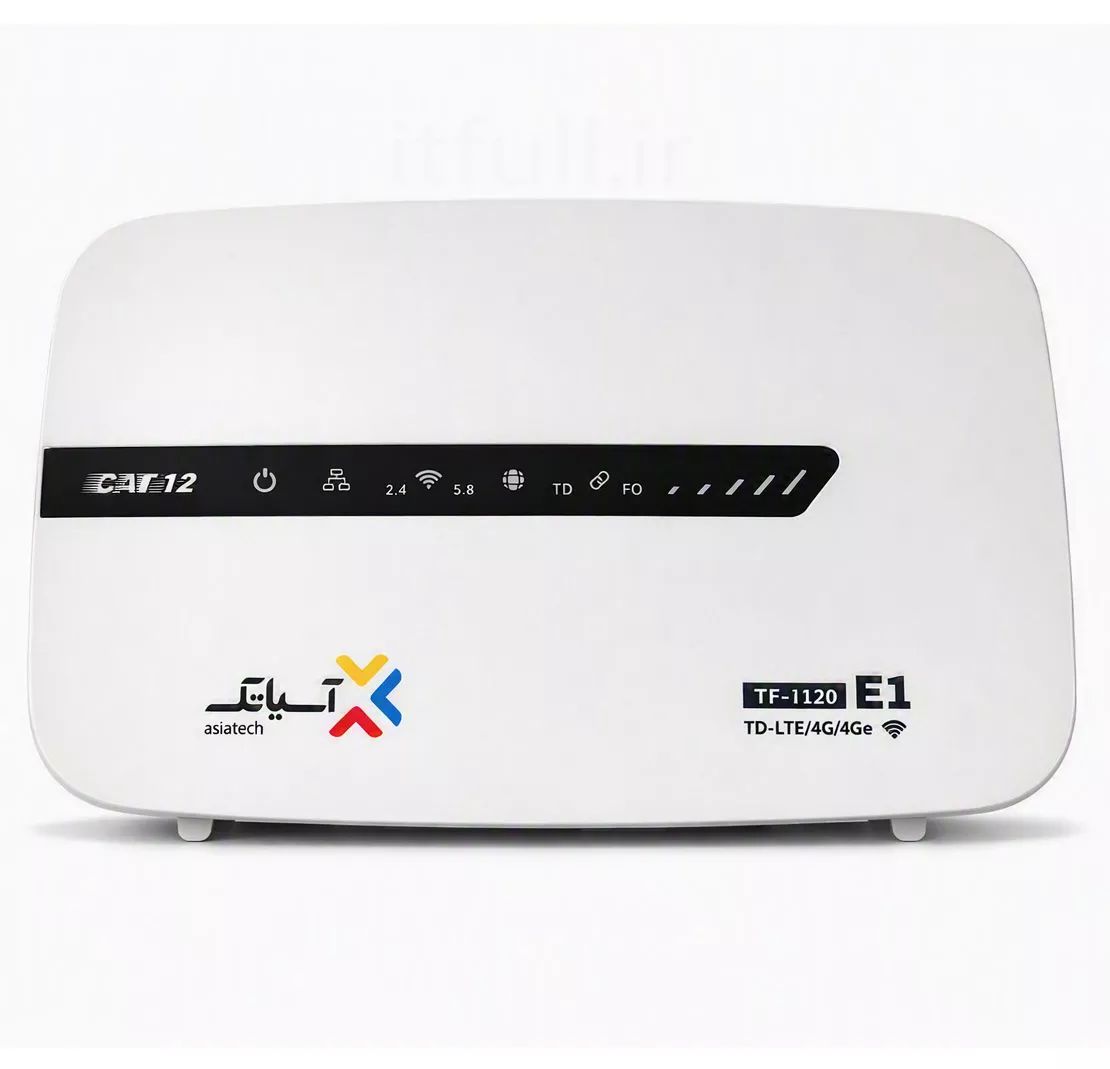 مودم 4G آسیاتک مدل TF-i120 E1 CAT12بهمراه بسته 100 گیگ 3 ماهه